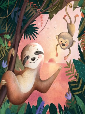 cover image of Yawnie the sloth comes to visit